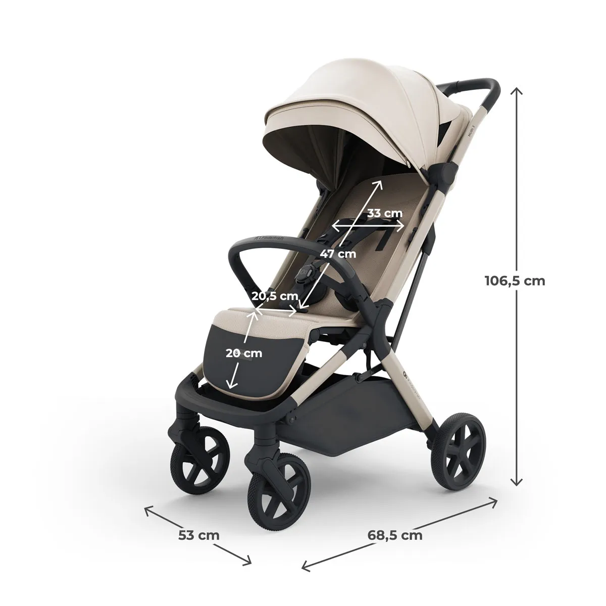 Kinderkraft-cadireta de passeig NUBI 3 - Imatge 3